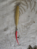 Diamond Jig, Hammered gold, small